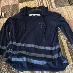 PINK Victoria's Secret Dark Blue Hoodie